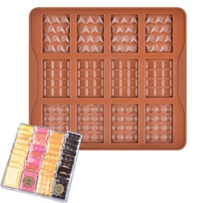 Molde Silicona Barras 12 Div.