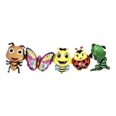 Globo Foil Cadena Insectos