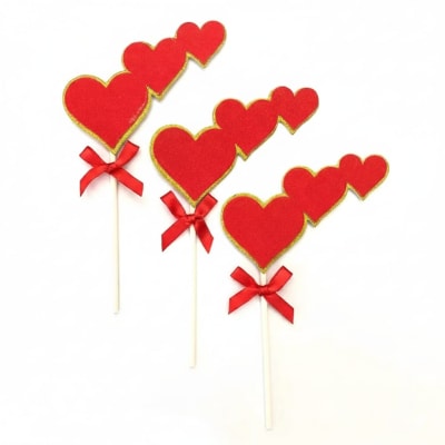 Toppers Corazon 3pzs1