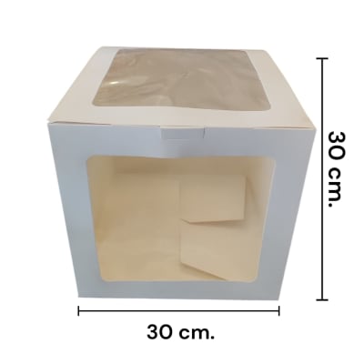 Caja Torta Alta 30x30 1u.