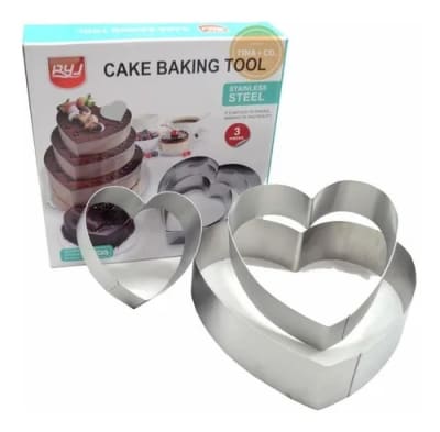 Cortador Grande Corazon 3 Pzas.