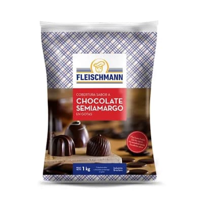 Cobertura Fleischmann Semiamargo Monedas 1kg.