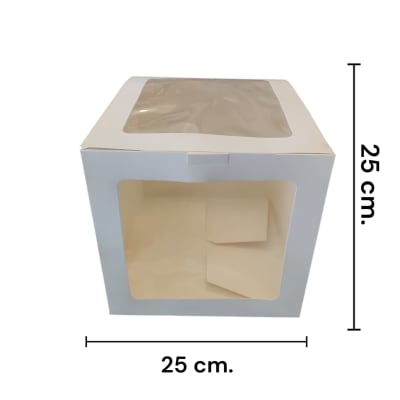 Caja Torta Alta 25x25