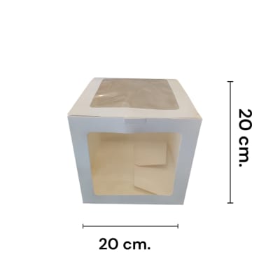 Caja Torta Alta 20x20 1u.