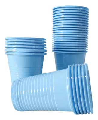 Vaso Color Celeste 200cc 25u.