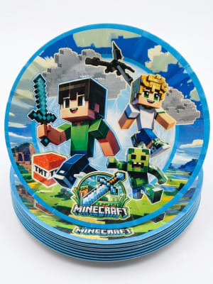 Plato Carton Minecraft 10u.
