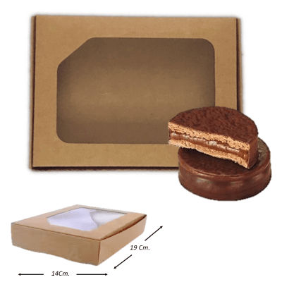 Caja para 6 Alfajor CAFE 1u.
