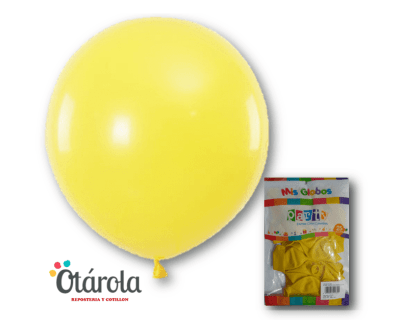 Globo Liso Amarillo N°9 25u.1