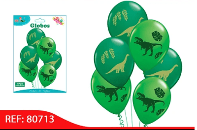 Set de Globos Belina Dinosaurio