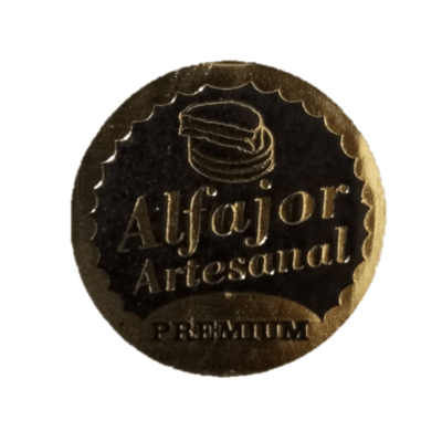 Etiquetas Alfajor Negro 100u.