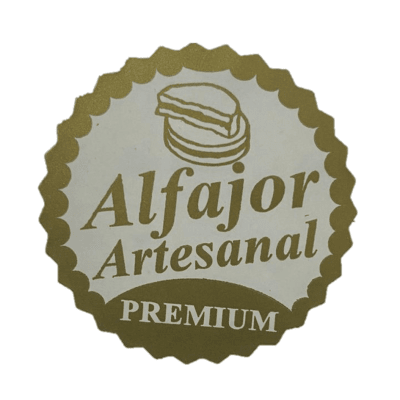 Etiquetas Alfajor Blanco 100u.