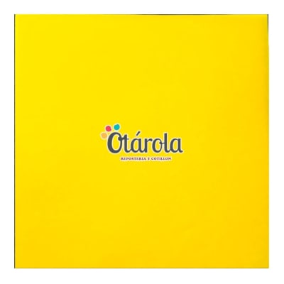 Papel Alfajor Amarillo 100u.