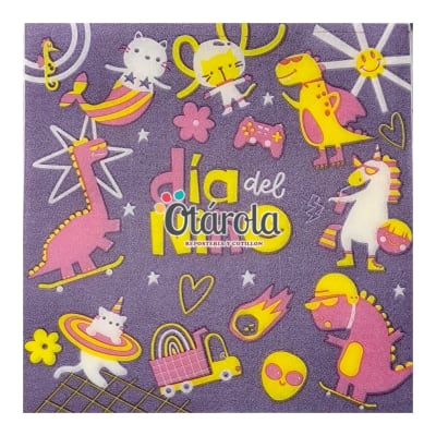 Papel Alfajor Diseño Dia del Niño 100u.
