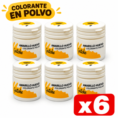 Colorante En Polvo Amarillo Huevo Guttche (6x15grs)1