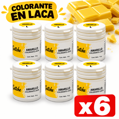 Laca Guttche Amarillo (6x15grs)