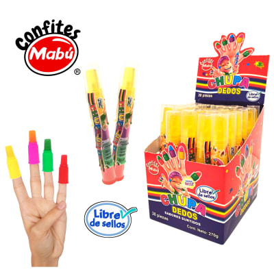 Caramelos Chupa Dedos 30 und