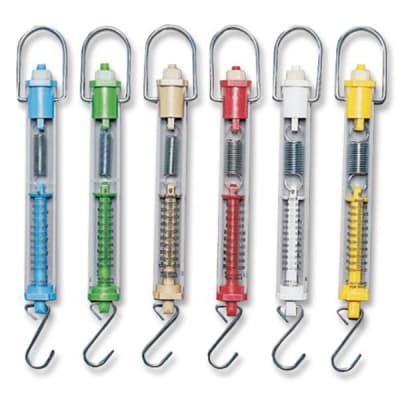 DINAMÓMETRO TUBULAR DE ACRÍLICO TRANSPARENTE ESCAL