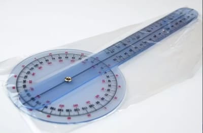 GONIÓMETRO PLÁSTICO 12, 360°, 50 CM