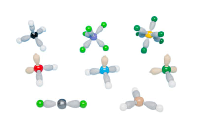 SET FORMA DE LAS MOLÉCULAS (8 MODELOS) MOLYMOD1
