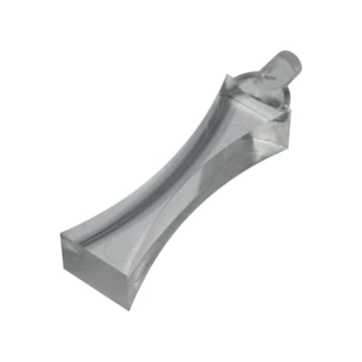 LENTE BICÓNCAVA ACRÍLICO. FOCO: 7,5 CM. MANILLA Y 1