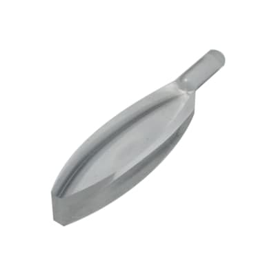 LENTE BICONVEXA ACRÍLICO. FOCO: 7,5 CM. MANILLA Y 1