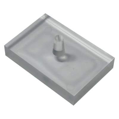 PRISMA RECTANGULAR. ACRÍLICO 75 X 50 MM. MANILLA Y