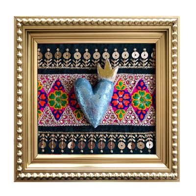 Cuadro Corazón Bordado V Cuadro Corazón Bordado V
