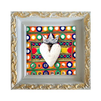 Cuadro Corazón Bordado II Cuadro Corazón Bordado II