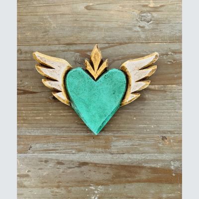 Corazón Madera Alas Corazón Madera Alas