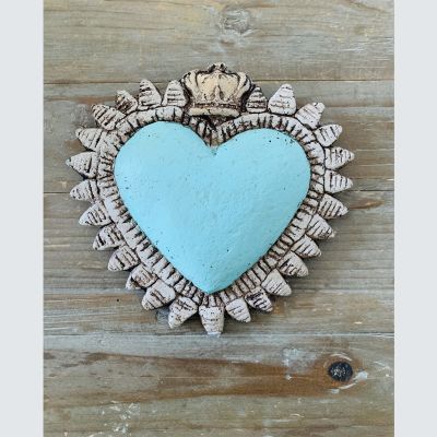 Corazón Corona Turquesa Corazón Corona Turquesa