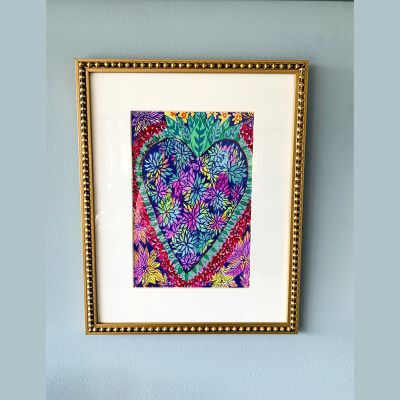 SALE - Corazón Flores Multicolor SALE - Corazón Flores Multicolor