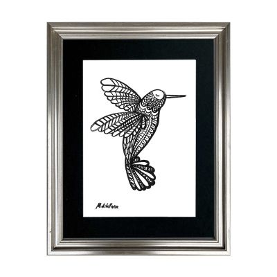 Ilustración Tinta Colibrí Ilustración Tinta Colibrí
