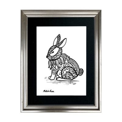 Ilustración Tinta Conejito Ilustración Tinta Conejito