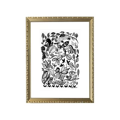 Mix Floral Blanco & Negro Mix Floral Blanco & Negro