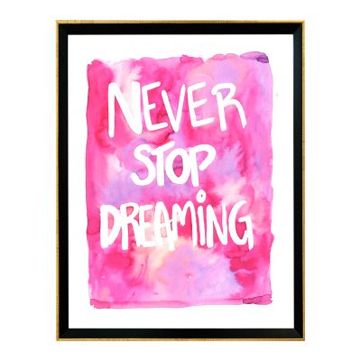 Cuadro Art Never Stop Dreaming Cuadro Art Never Stop Dreaming