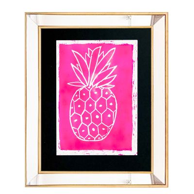 Piña Fucsia Espejo Piña Fucsia Espejo