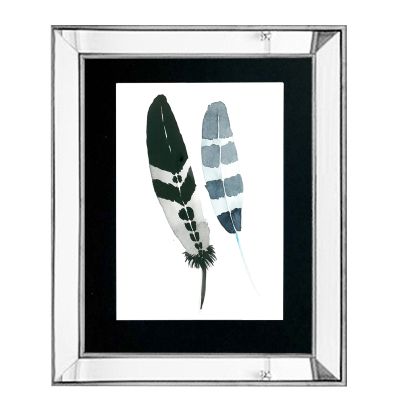 Plumas Negro Matices I Plumas Negro Matices I