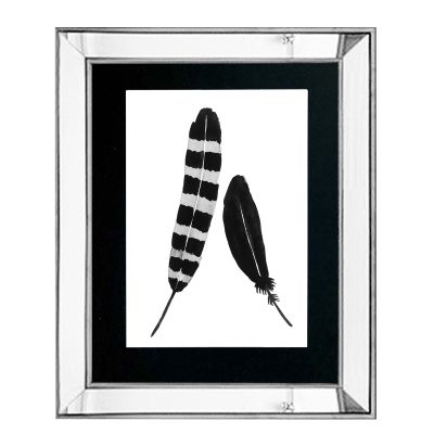 Plumas Negro Matices III Plumas Negro Matices III