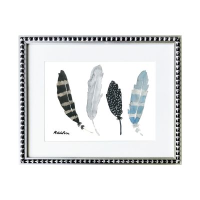 Plumas Gris y Azul Plumas Gris y Azul