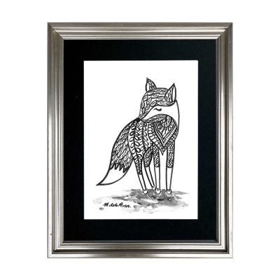 Ilustración Tinta Zorrito Ilustración Tinta Zorrito