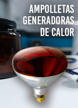 AMPOLLETAS GENERADORAS DE CALOR