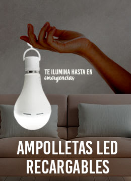 Ampolletas LED recargables