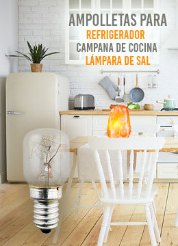 AMPOLLETAS PARA REFRIGERADOR