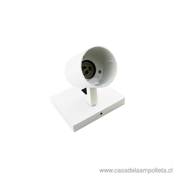 FOCO SPOT SOBREPUESTO GU10 SIMPLE - BLANCO MATE