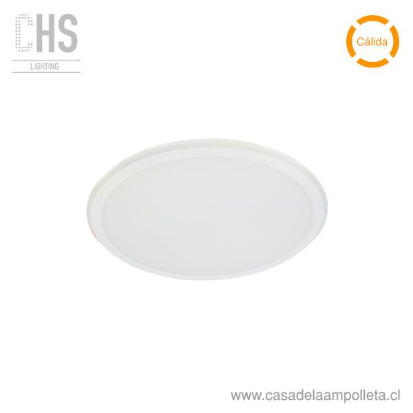 PANEL LED REDONDO EMBUTIDO 12W  - BLANCO CÁLIDO (3000K)