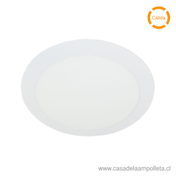 PANEL LED REDONDO EMBUTIDO 18W - BLANCO CÁLIDO