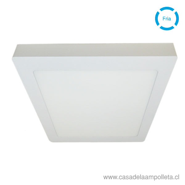 PANEL LED CUADRADO SOBREPUESTO 24W - BLANCO FRÍO (6500K)
