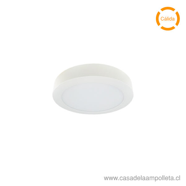 PANEL LED REDONDO SOBREPUESTO 6W - BLANCO CÁLIDO (3000K) - STANFORD