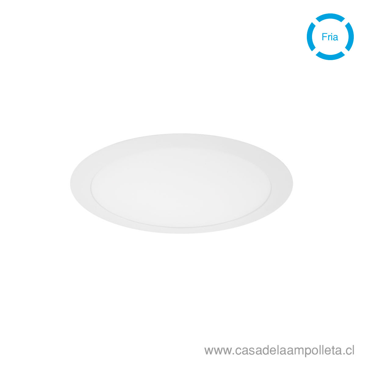 PANEL LED REDONDO EMBUTIDO 12W - BLANCO FRIO (6500K) - UNILUX
