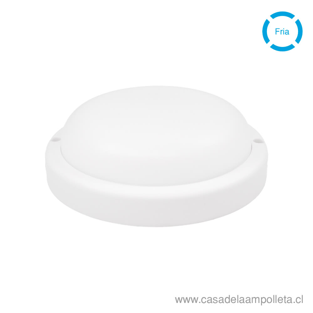 FOCO TORTUGA LED REDONDO 12W BLANCO - BLANCO FRÍO (6500K) - MEGABRIGHT